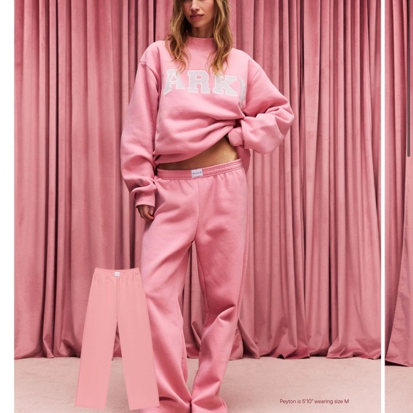 Parke Women's blush boxer Sweatpants NWT - Picture 1 of 2